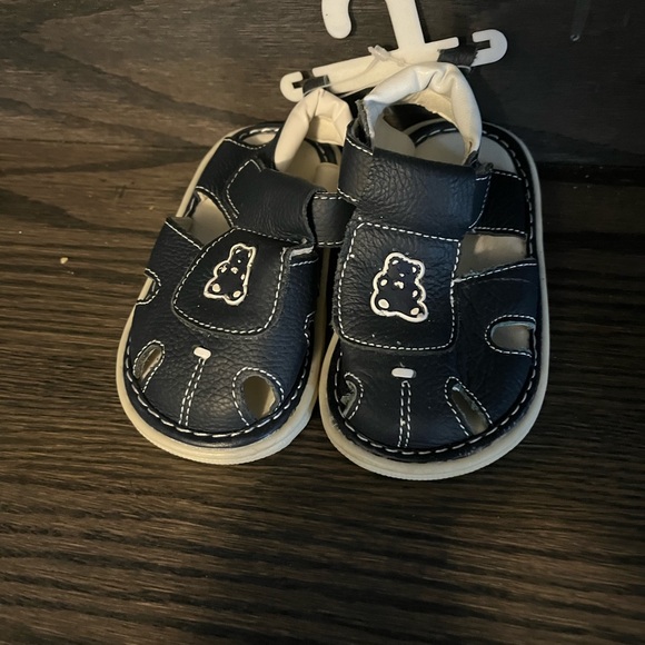 Baby boy navy sandals sz 3 NWT from Italy - Picture 4 of 5